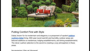 Garden Grandeur: Chic Accents για τον εξωτερικό σας χώρο