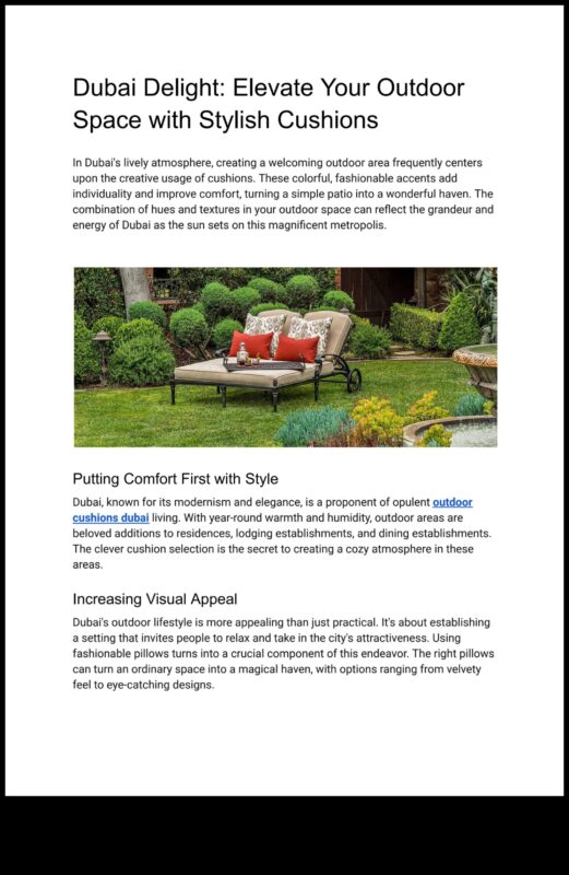 Garden Grandeur: Chic Accents για τον εξωτερικό σας χώρο