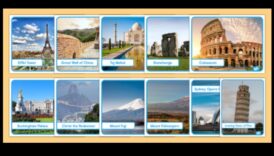 Cultural Collage: A Mosaic of Global Landmarks