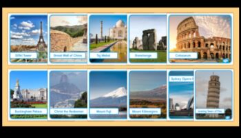 Cultural Collage: A Mosaic of Global Landmarks