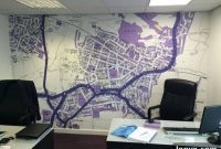 Bespoke Neighbourhood Street Map Wallpaper
