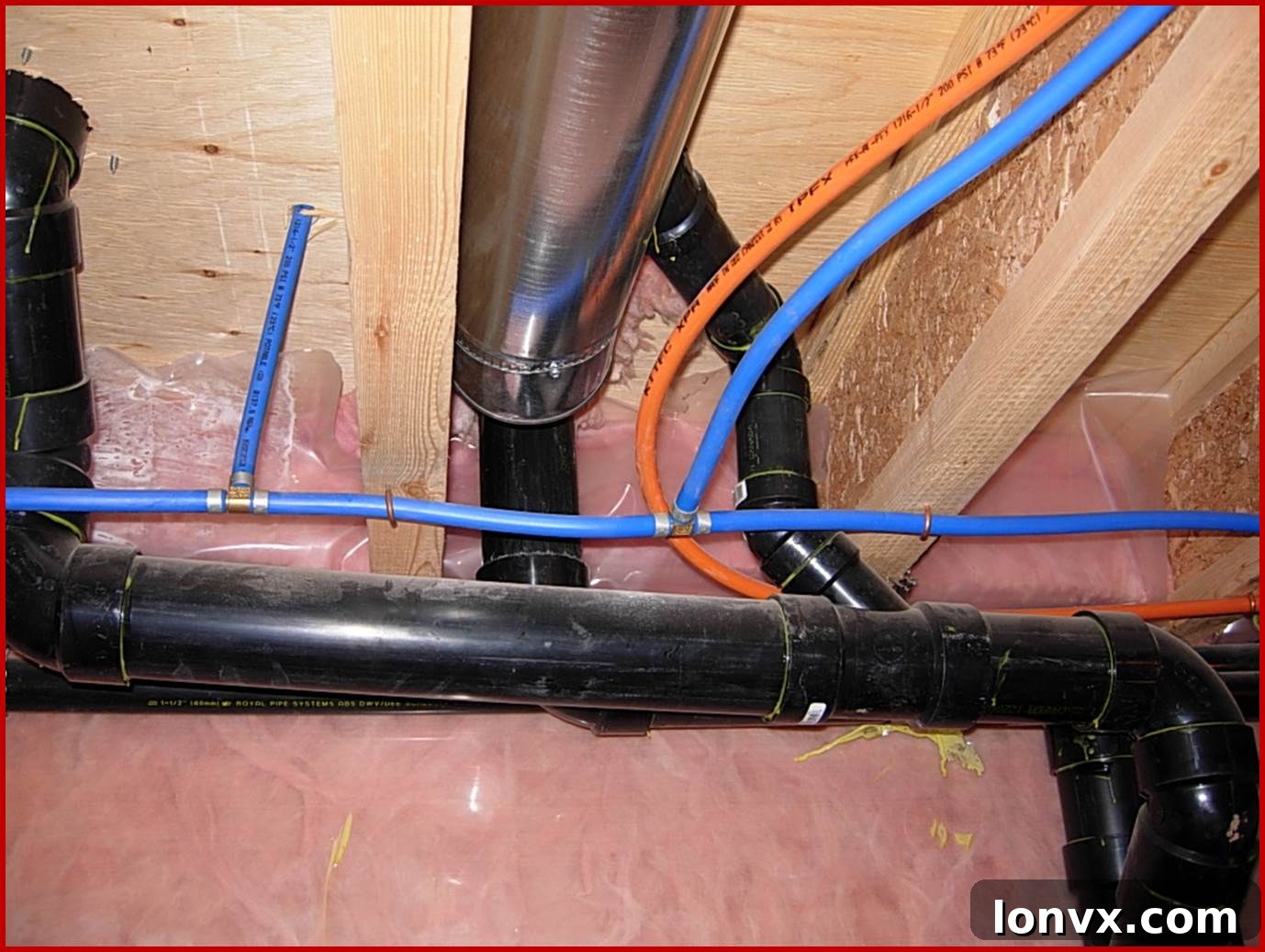 Example of dezincification on a Kitec fitting, showing white chalky residue.