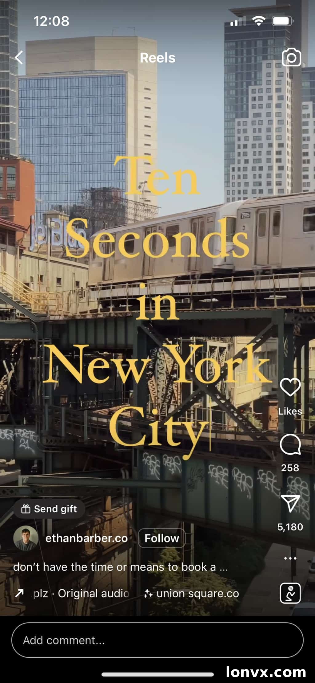 Real estate agent creating a '10 Seconds in Your Area' Reel template to showcase local expertise.