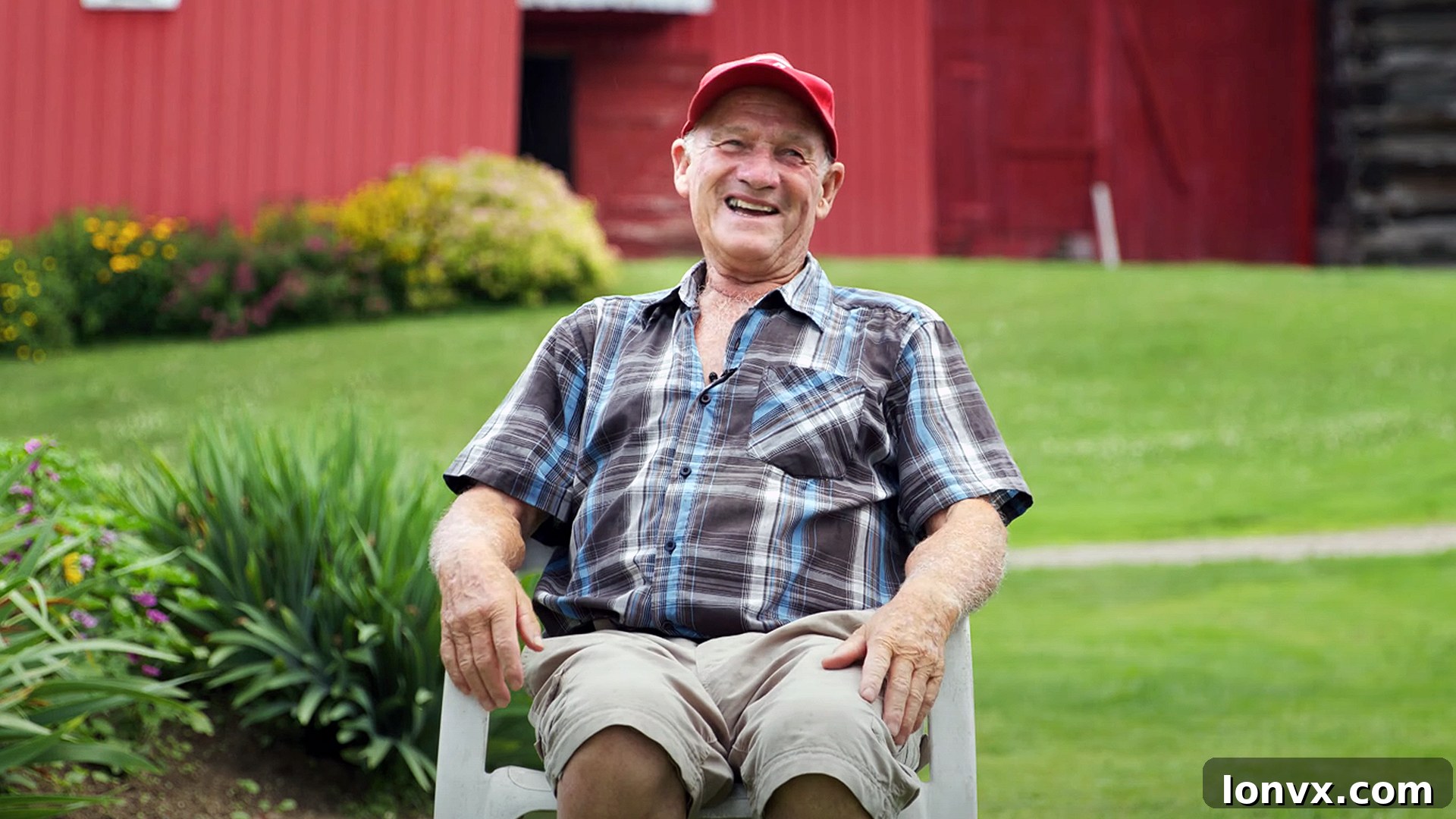 Farmer Stew, sharing his personal history and connection to Howl Hill Farm.