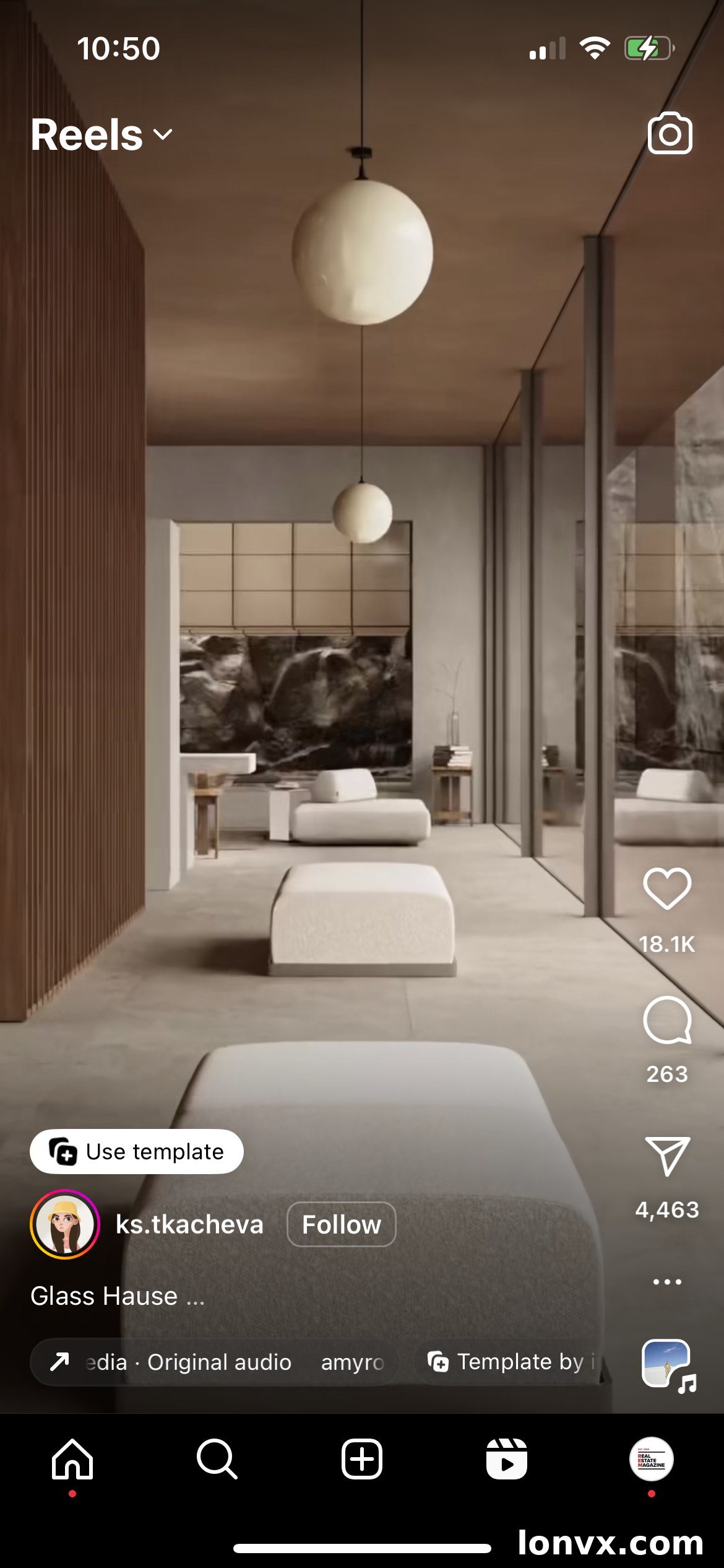 Savour the Moment Reel Template Example