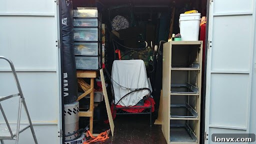 Items stored in a storage unit