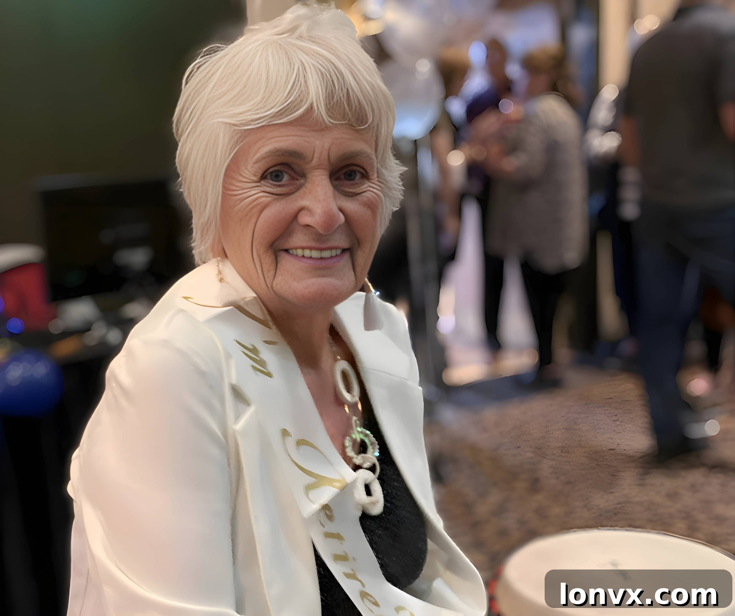 Noreen Barwise confidently navigating male-dominated spaces.