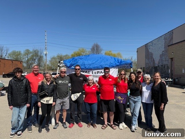 Royal LePage Edmonds & Associates team and volunteers at their first annual Charity Garage Sale in Pembroke, supporting women and children fleeing intimate partner violence.