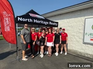 Royal LePage North Heritage Realty team at golf tournament