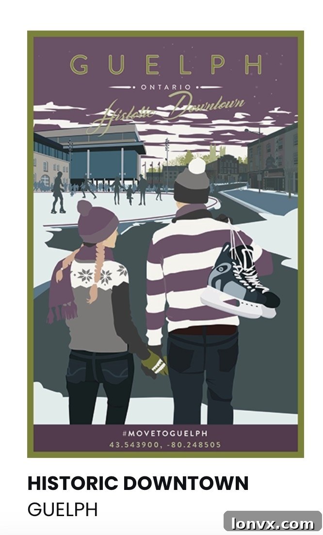 A vibrant, artfully-designed poster from TrilliumWest, illustrating local community features and events, ready for free distribution.