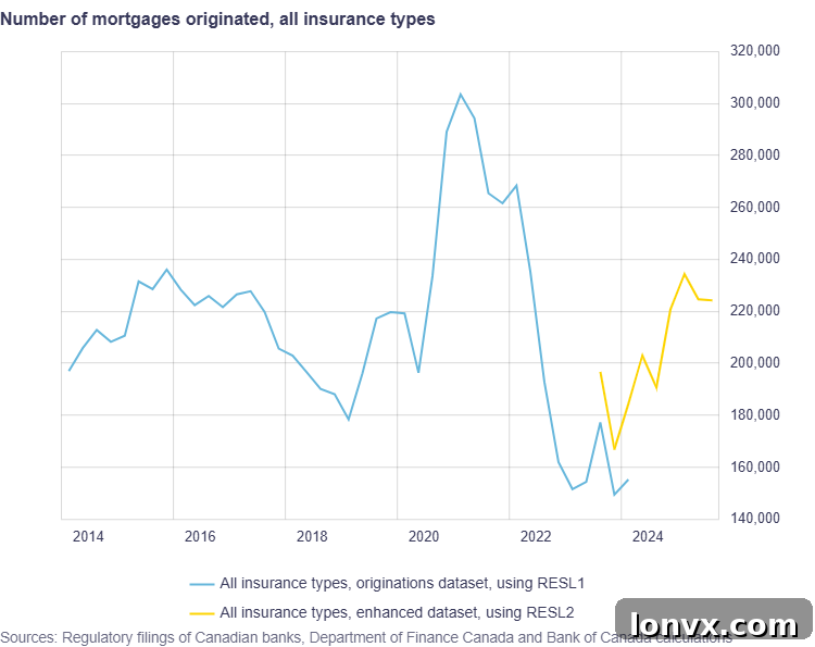 Canadian Mortgage Originations and Amortization Trends 2025