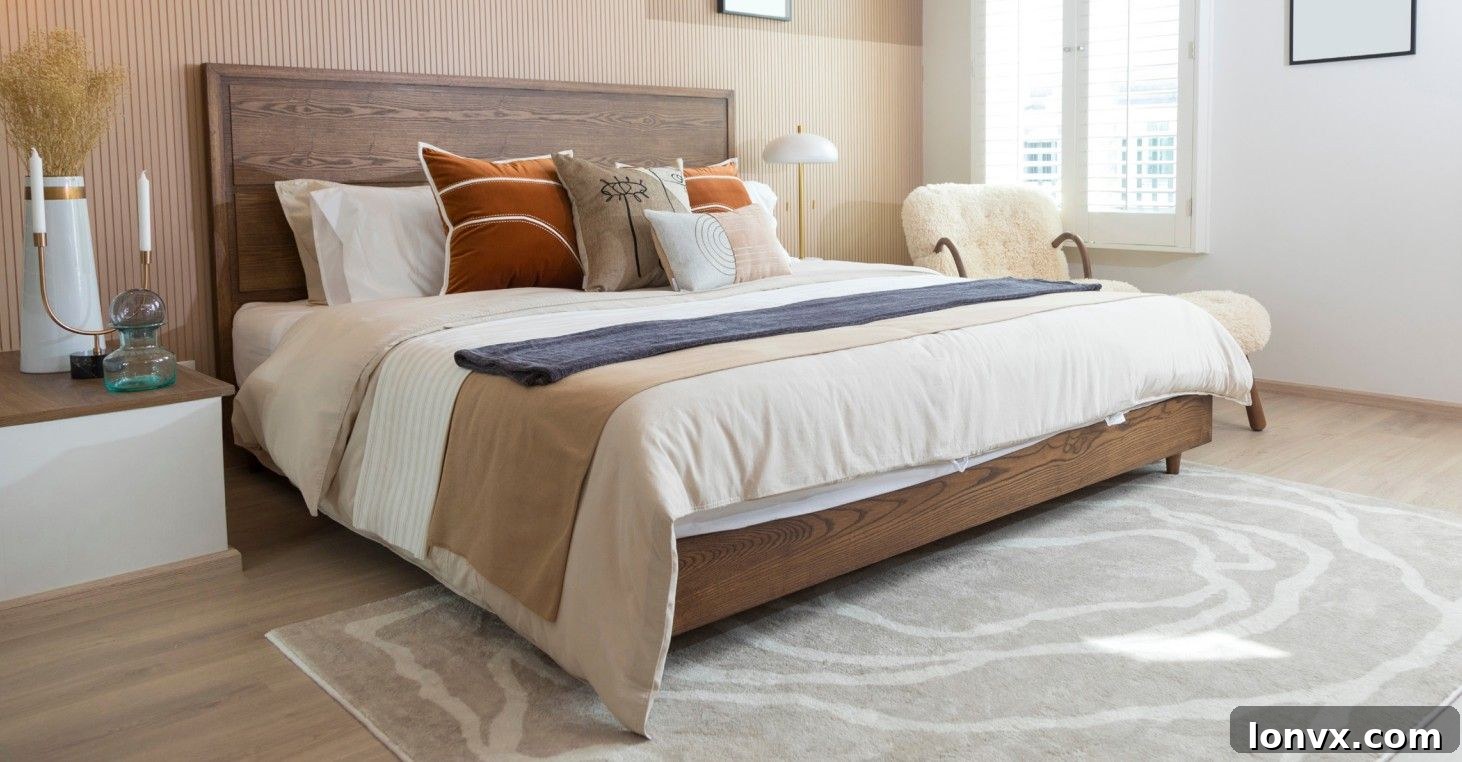 Modern earth tones for warmth and comfort